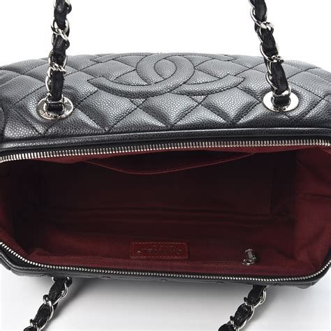 chanel caviar quilted timeless cc shoulder bag black|CHANEL Caviar Quilted Timeless CC Shoulder Bag Black.